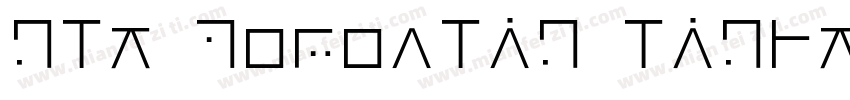 GLT Qomorlig light字体转换